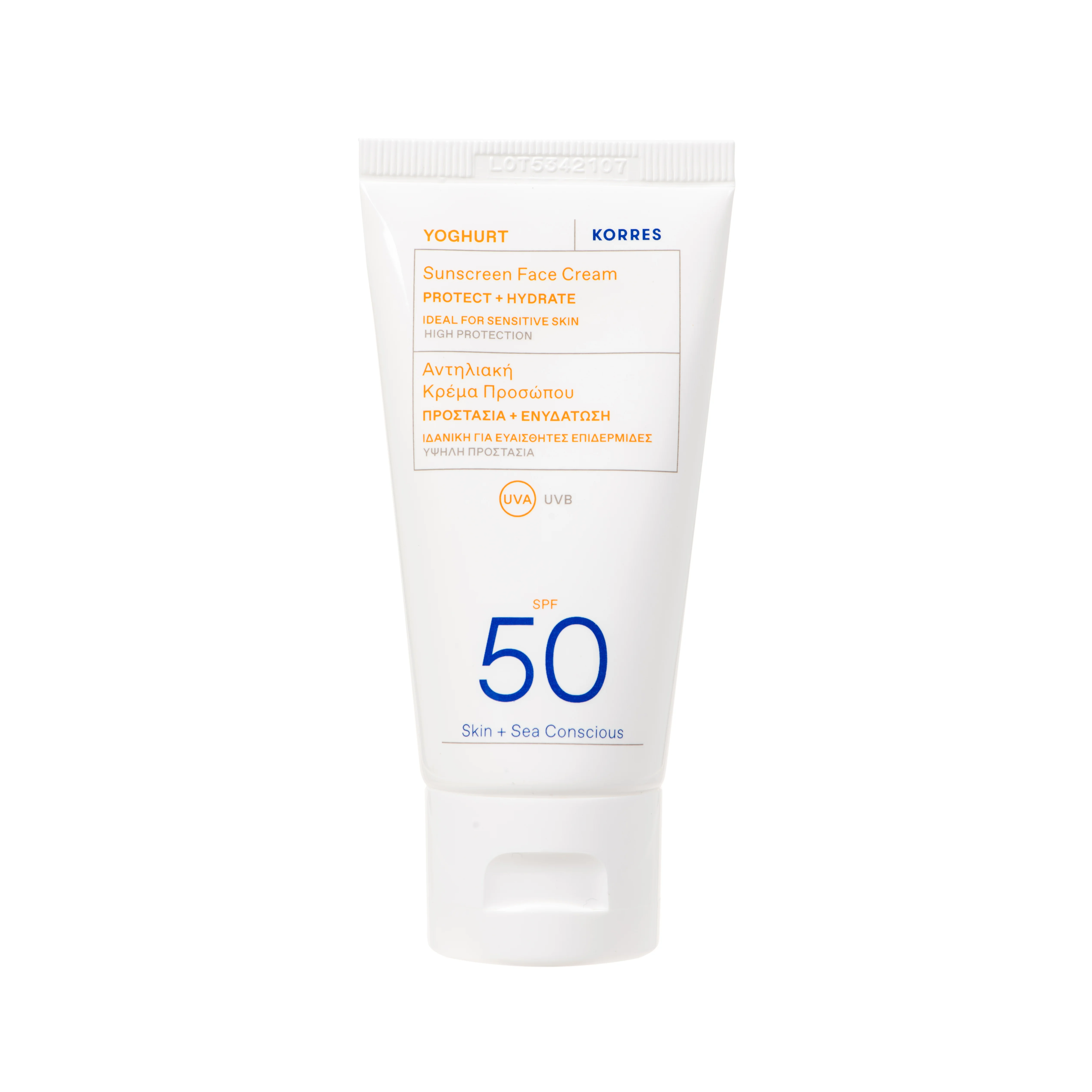 YOGHURT Sonnencreme für das Gesicht SPF50,  50ml
