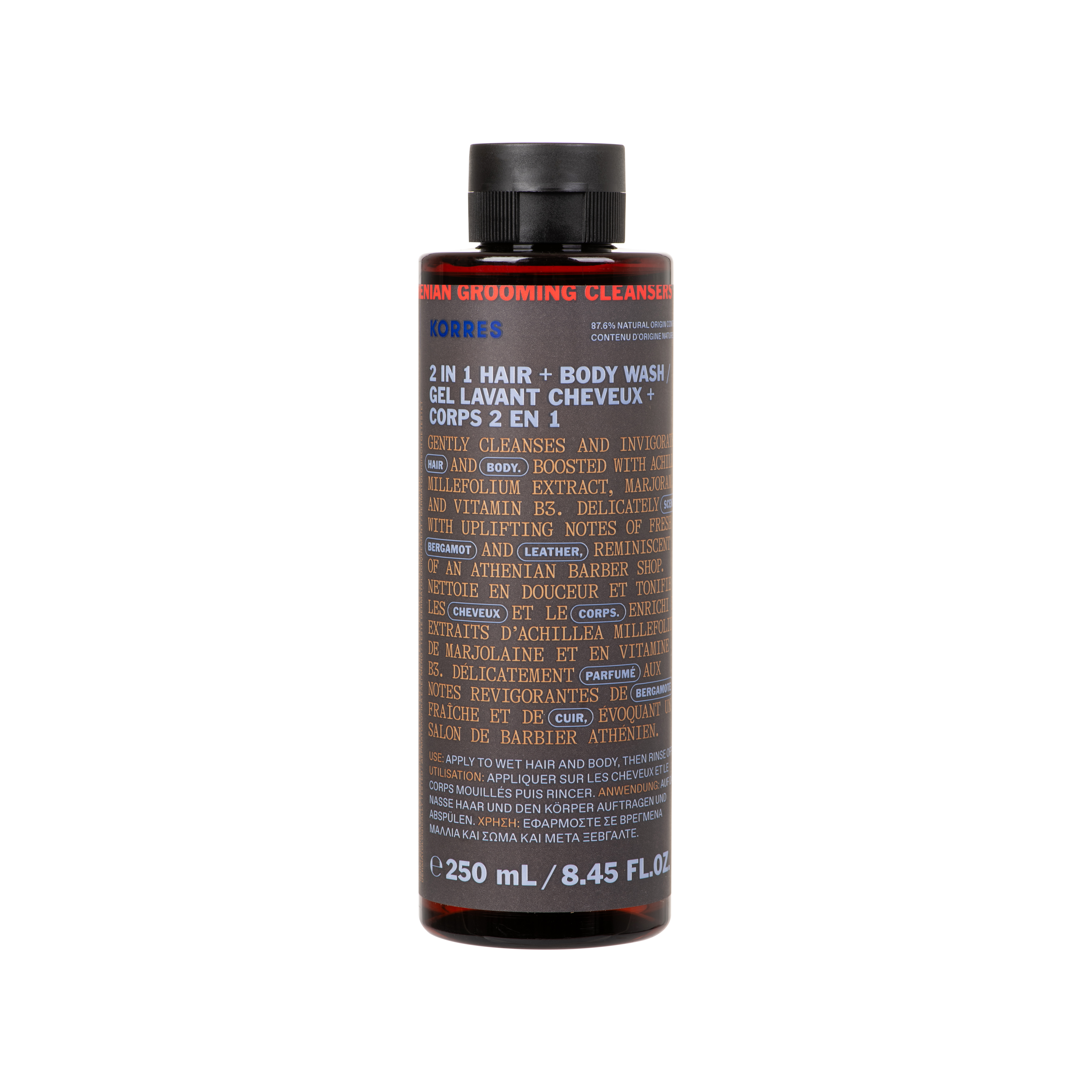 ATHENIAN GROOMING 2-in-1 Shampoo und Duschgel 250ml