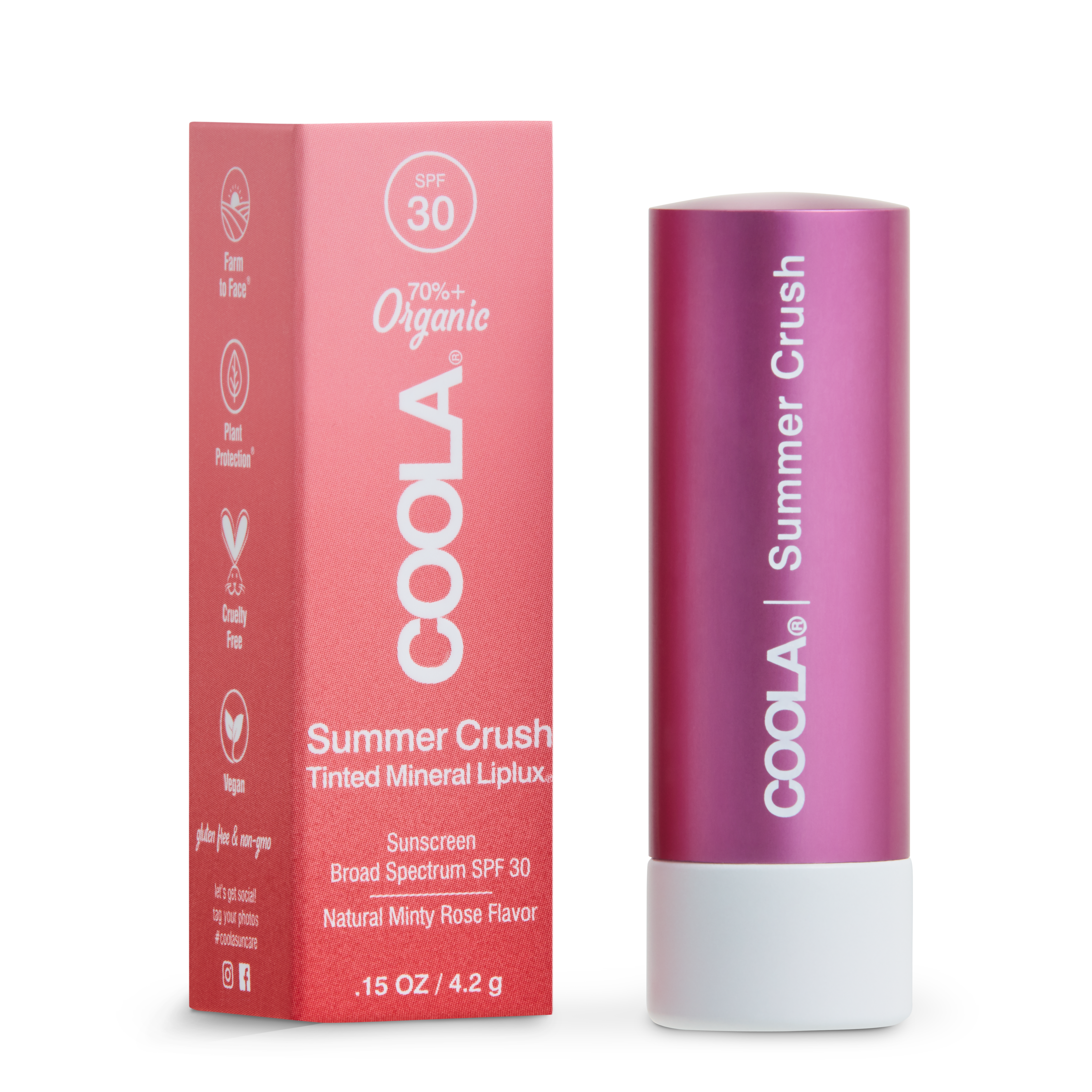 LIPLUX TINTED LIP BALM SPF30 Summer Crush
