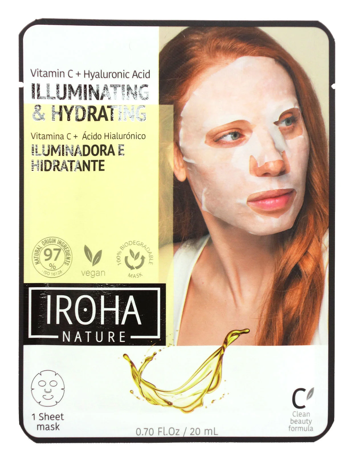 ILLUMINATING & HYDRATING FACE MASK