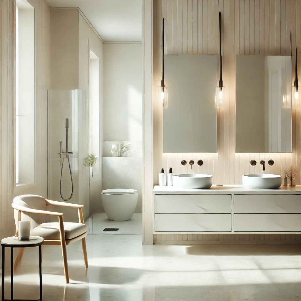 DALLE 2024-11-12 13.21.12 - A professional and minimalist background image for a skincare landing page, featuring a clean, modern bathroom with soft natural lighting. The image s