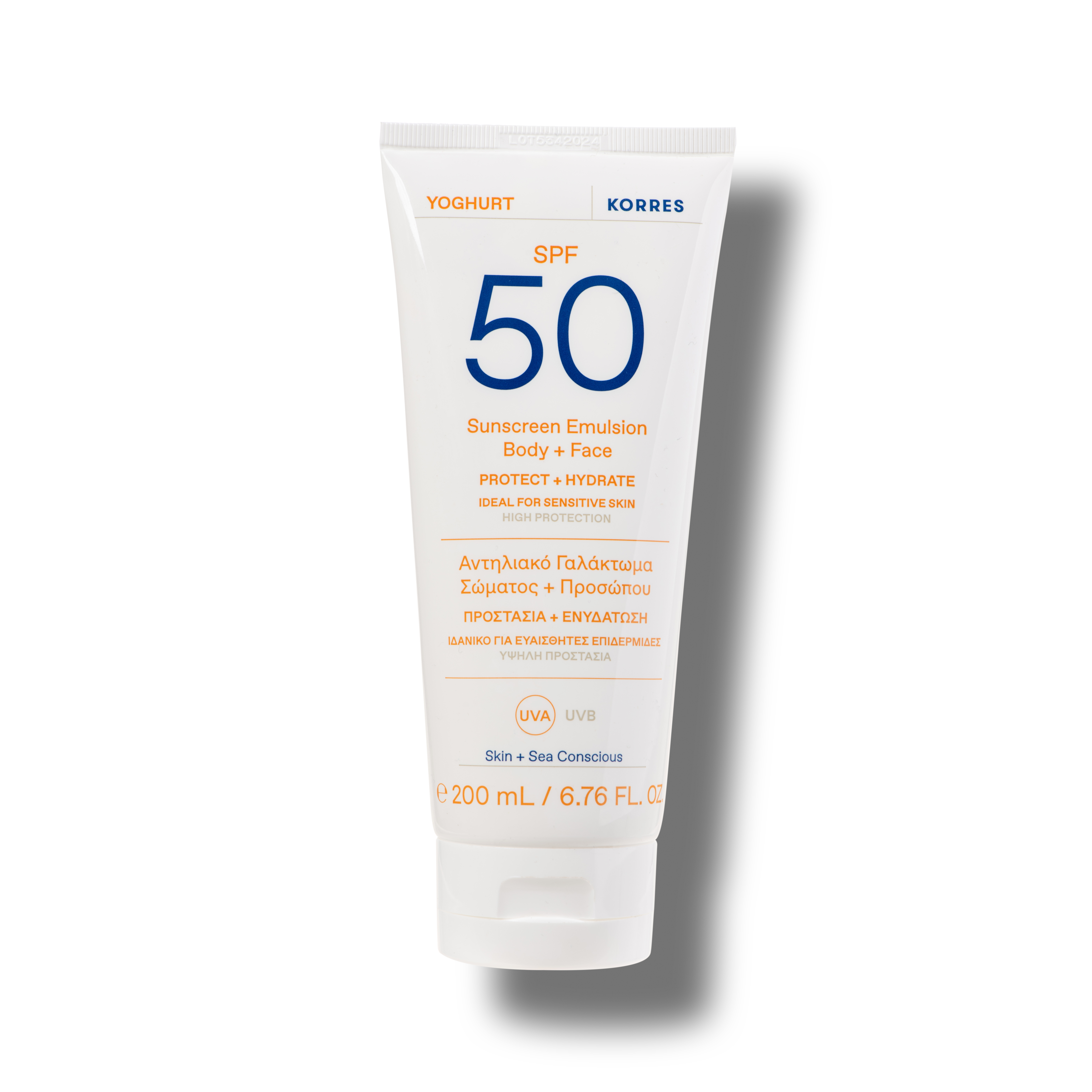 YOGHURT Sonnenschutz-Emulsion für Körper und Gesicht SPF50, 200ml Kopie