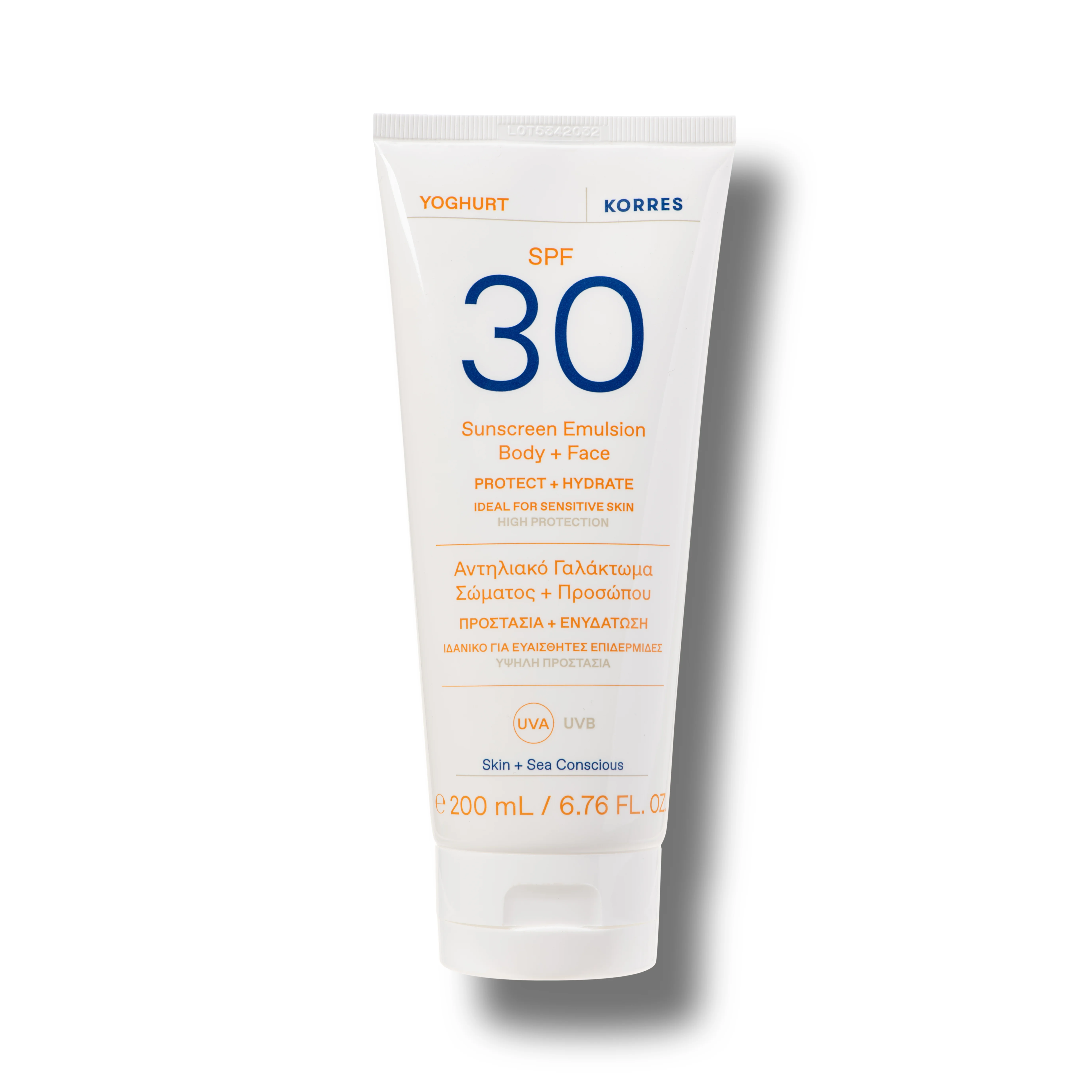 YOGHURT Sonnenschutz-Emulsion für Körper und Gesicht SPF30, 200ml
